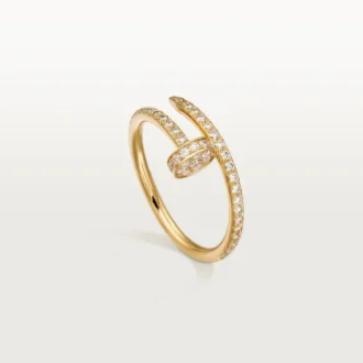 Bague Juste Un Clou en diamants, or jaune | Cartier US