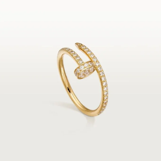 Bague Juste Un Clou en diamants, or jaune | Cartier US