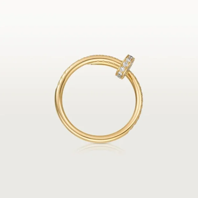 Bague Juste Un Clou en diamants, or jaune | Cartier US