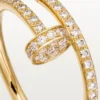 Bague Juste Un Clou en diamants, or jaune | Cartier US