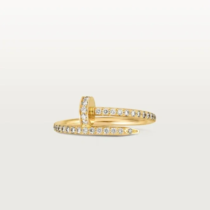 Bague Juste Un Clou en diamants, or jaune | Cartier US