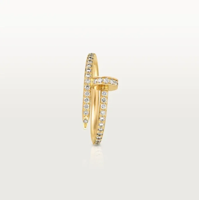Bague Juste Un Clou en diamants, or jaune | Cartier US