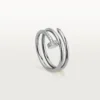 Bague Juste Un Clou – Or blanc, diamants – Cartier