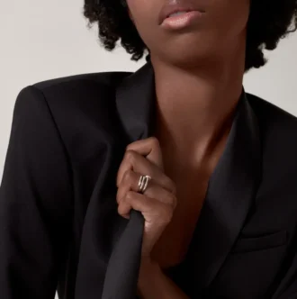 Bague Juste Un Clou – Or blanc, diamants – Cartier