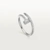 Bague Juste Un Clou – Or blanc, diamants – Cartier