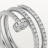 Bague Juste Un Clou – Or blanc, diamants – Cartier