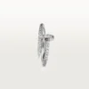 Bague Juste Un Clou – Or blanc, diamants – Cartier