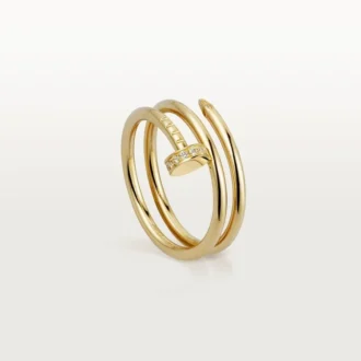 Bague Juste Un Clou – Or jaune, diamants – Cartier