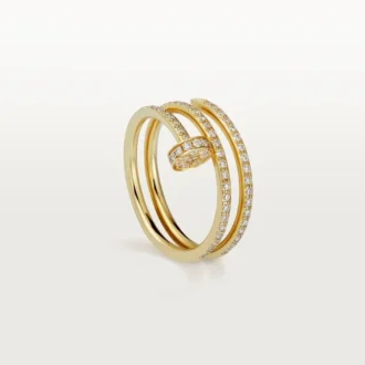 Bague Juste Un Clou – Or jaune, diamants – Cartier
