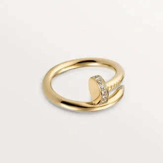Bague Juste Un Clou – Or jaune, diamants – Cartier