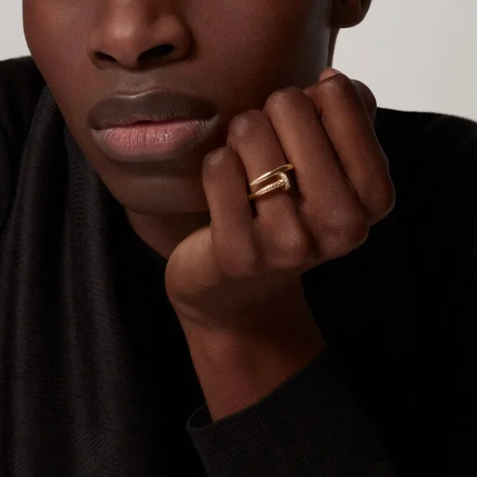 Bague Juste Un Clou – Or jaune, diamants – Cartier