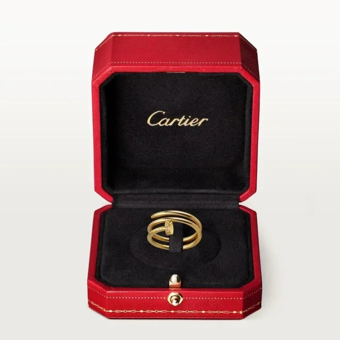 Bague Juste Un Clou – Or jaune, diamants – Cartier