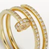 Bague Juste Un Clou – Or jaune, diamants – Cartier