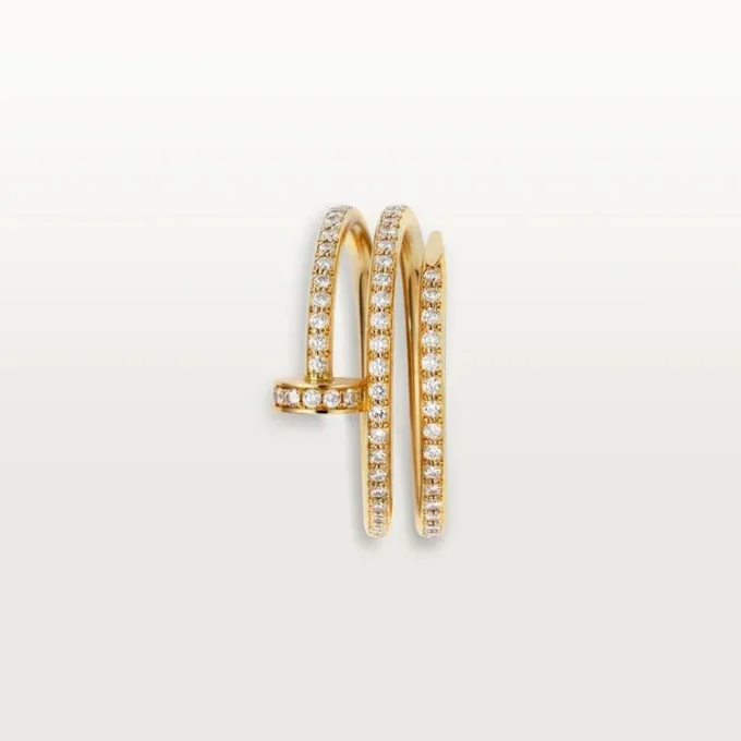 Bague Juste Un Clou – Or jaune, diamants – Cartier