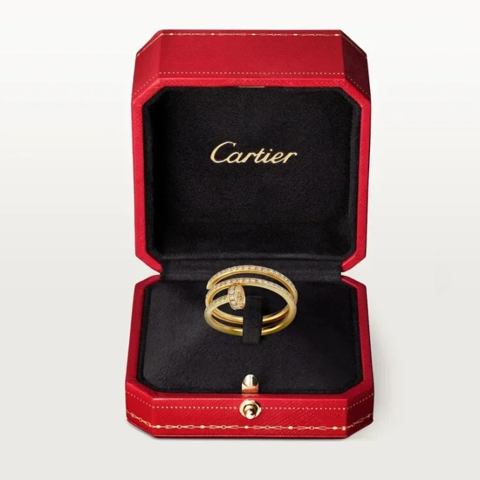 Bague Juste Un Clou – Or jaune, diamants – Cartier