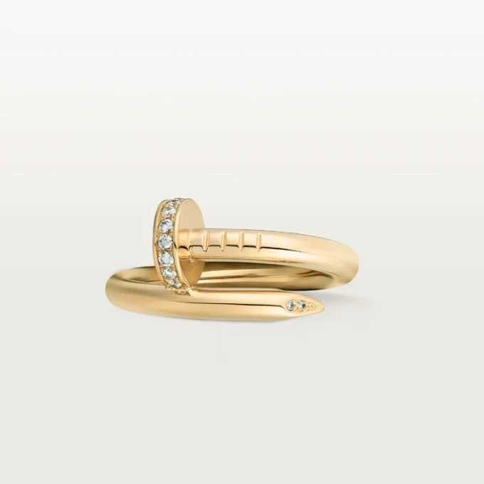 Bague Juste Un Clou – Or jaune, diamants – Cartier
