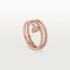 Bague Juste Un Clou – Or rose, diamants – Cartier