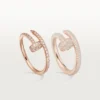 Bague Juste Un Clou – Or rose, diamants – Cartier