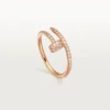 Bague Juste Un Clou – Or rose, diamants – Cartier
