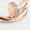 Bague Juste Un Clou – Or rose, diamants – Cartier