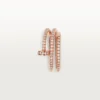 Bague Juste Un Clou – Or rose, diamants – Cartier
