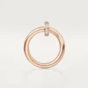 Bague Juste Un Clou – Or rose, diamants – Cartier