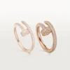 Bague Juste Un Clou – Or rose, diamants – Cartier