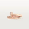 Bague Juste Un Clou – Or rose, diamants – Cartier