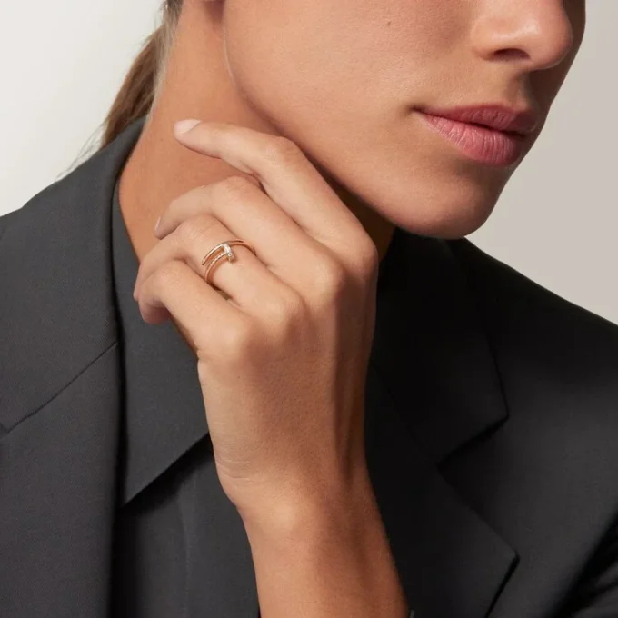 Bague Juste Un Clou, petit modèle, diamants