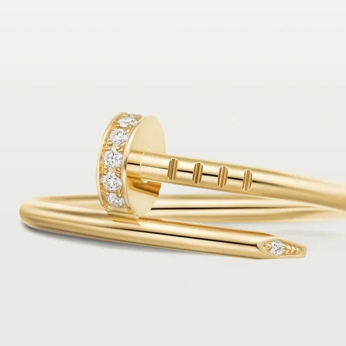 Bague Juste Un Clou, petit modèle, diamants