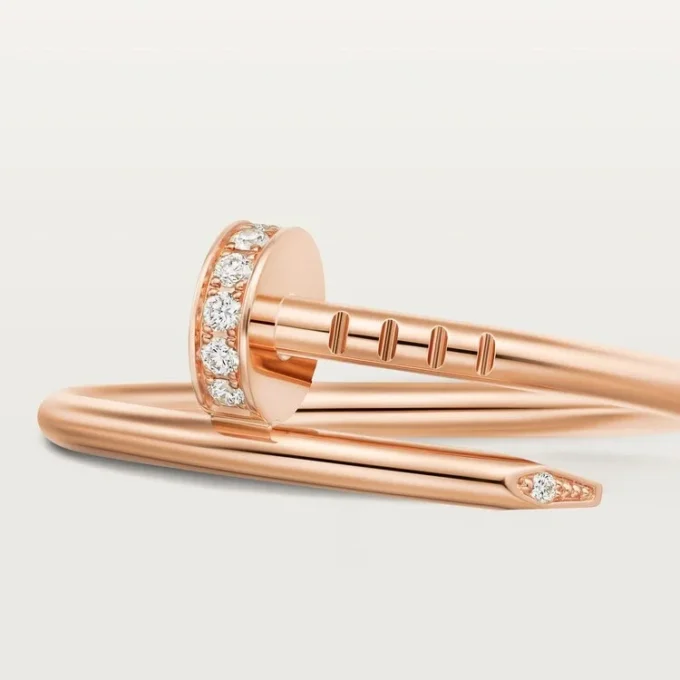 Bague Juste Un Clou, petit modèle, diamants