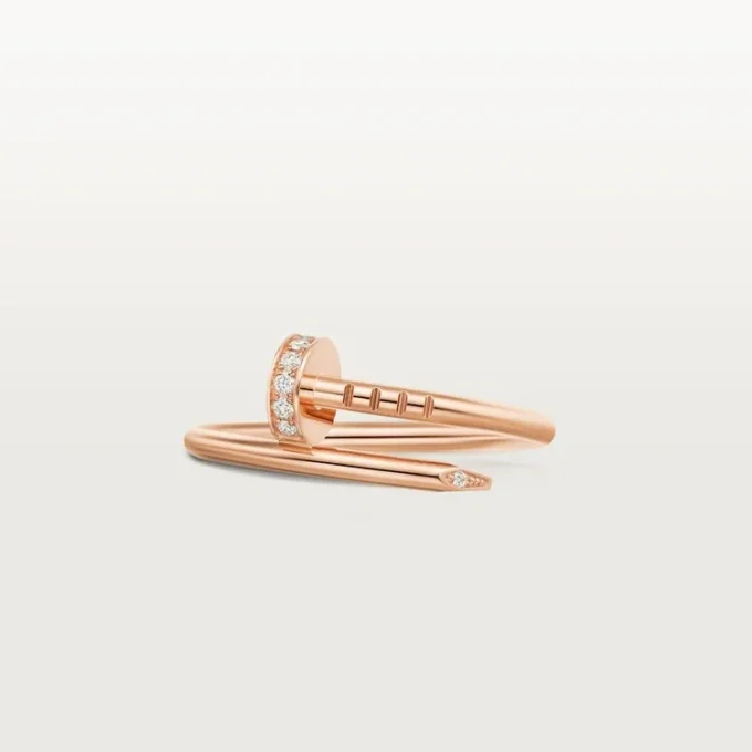 Bague Juste Un Clou, petit modèle, diamants
