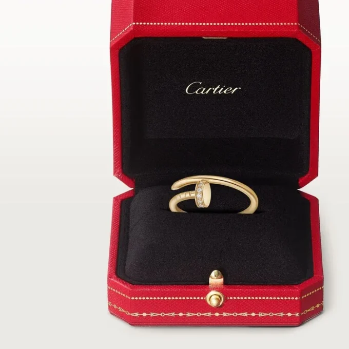 Bague Juste Un Clou, petit modèle, diamants