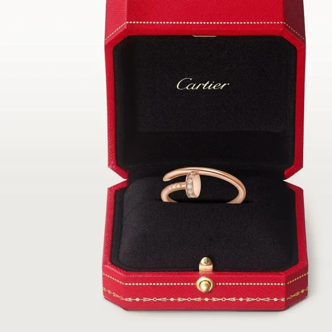 Bague Juste Un Clou, petit modèle, diamants