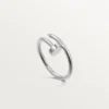Bague Juste Un Clou Sm – Or blanc – Cartier