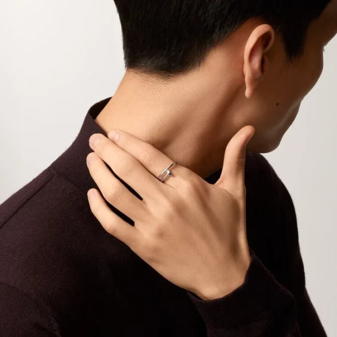 Bague Juste Un Clou Sm – Or blanc – Cartier