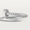 Bague Juste Un Clou Sm – Or blanc – Cartier