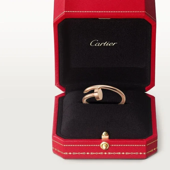 Bague Juste Un Clou Sm – Or rose – Cartier