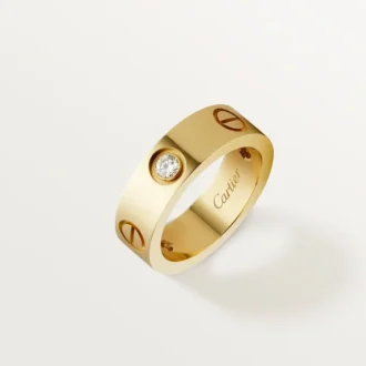 Bague Love 3 diamants – Or jaune, modèle classique | Cartier US