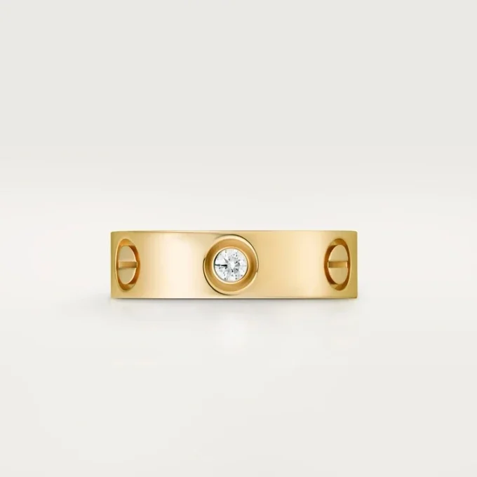 Bague Love 3 diamants – Or jaune, modèle classique | Cartier US