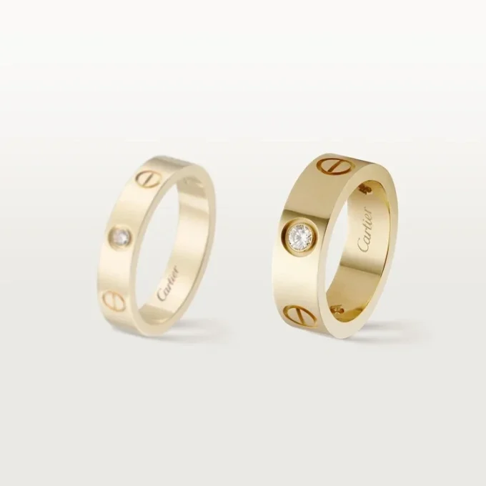 Bague Love 3 diamants – Or jaune, modèle classique | Cartier US