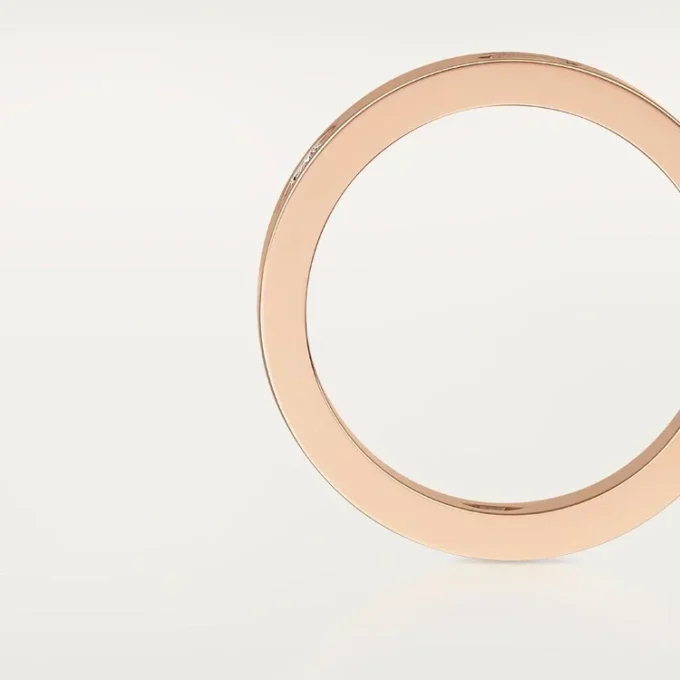 Bague Love, 3 diamants – Or rose, diamants – Cartier Bague Love, 3 diamants – Or rose, diamants – Cartier
