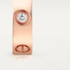 Bague Love, 3 diamants – Or rose, diamants – Cartier Bague Love, 3 diamants – Or rose, diamants – Cartier