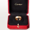 Bague Love, 3 diamants – Or rose, diamants – Cartier Bague Love, 3 diamants – Or rose, diamants – Cartier