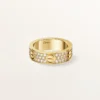 Bague Love, modèle classique, pavée