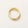 Bague Love, modèle classique, pavée