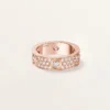 Bague Love, modèle classique, pavée, 6 diamants