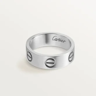 Bague Love – Or blanc, modèle classique | Cartier US