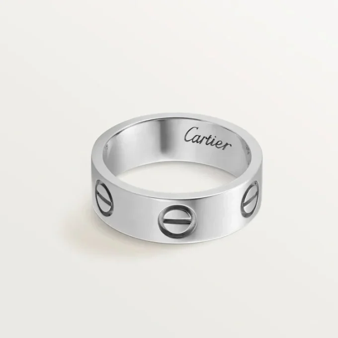Bague Love – Or blanc, modèle classique | Cartier US