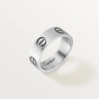 Bague Love – Or blanc, modèle classique | Cartier US